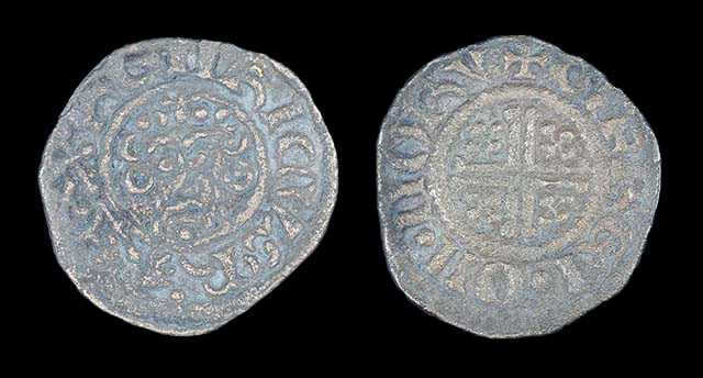 King John penny. Norwich mint