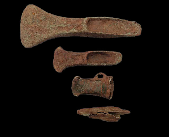 Bronze age axe hoard. Find of the year 2010-2011
